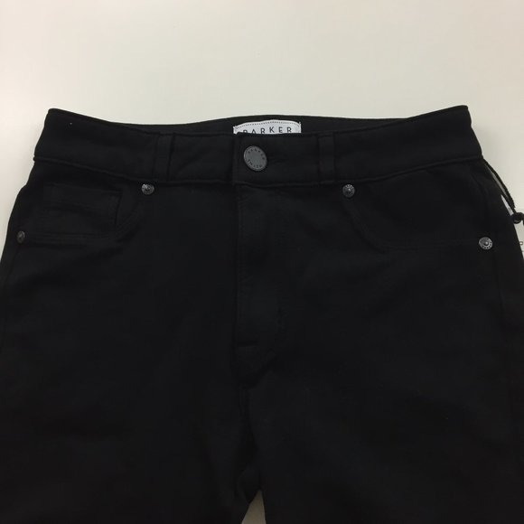 NWT PARKER SMITH Onyx Black Anarchy Knit Skinny Stretch Jeans Pants - Picture 5 of 10